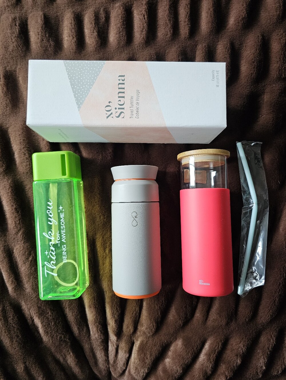 Lot Of 3 Water Beverage Bottles - New